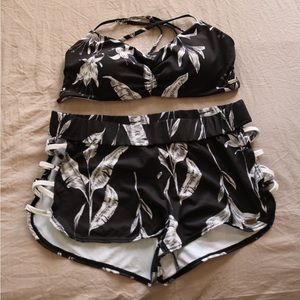 ROXY Reversible Swim Top & Swim Shorts